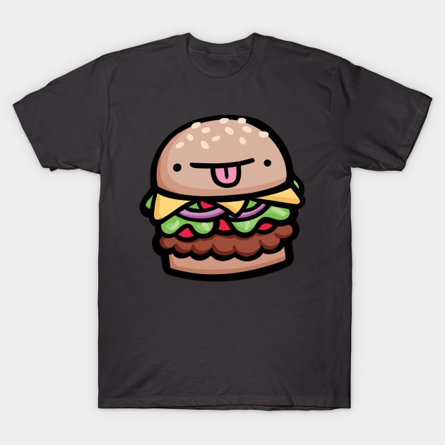 Hamburger Dude T-Shirt by EmcgaugheyDesigns